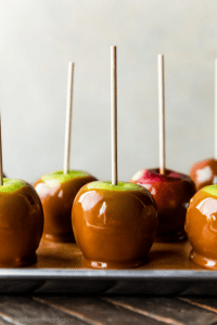 homemade caramel apples